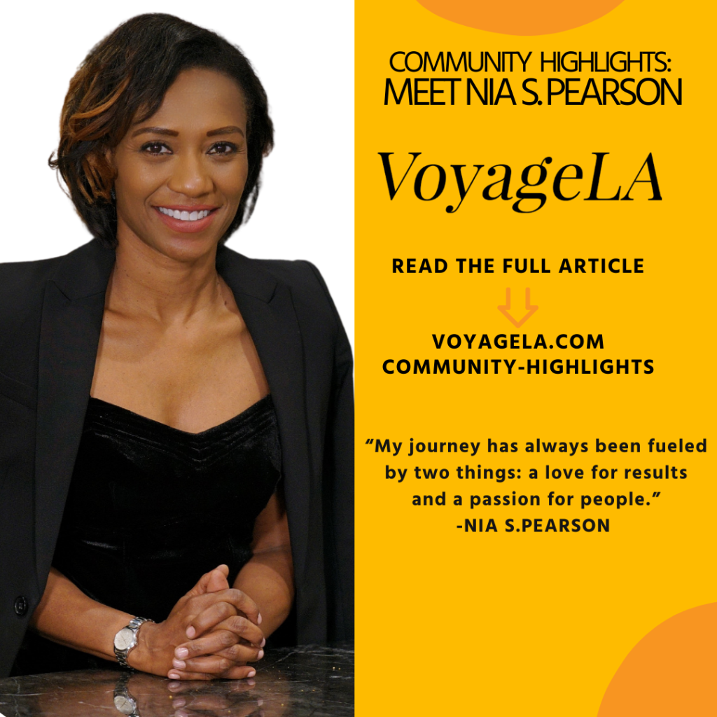 Nia S Pearson, featured in VoyageLA Magazine