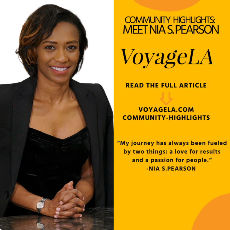 Nia S Pearson, featured in VoyageLA Magazine